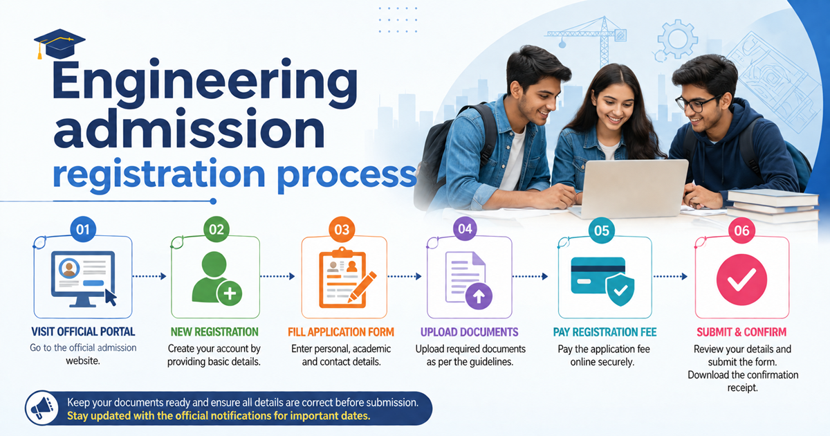 Engineering Admission Registration process